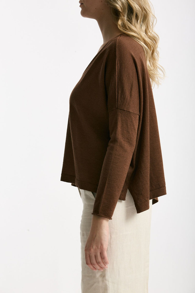 Maglia in seta e cashmere bruciato women Be you - 3