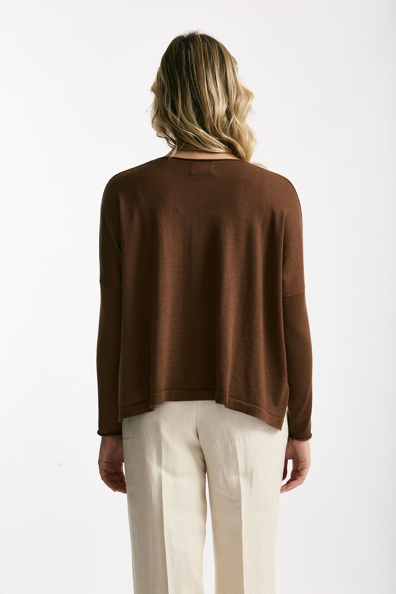 Maglia in seta e cashmere bruciato women Be you - 4