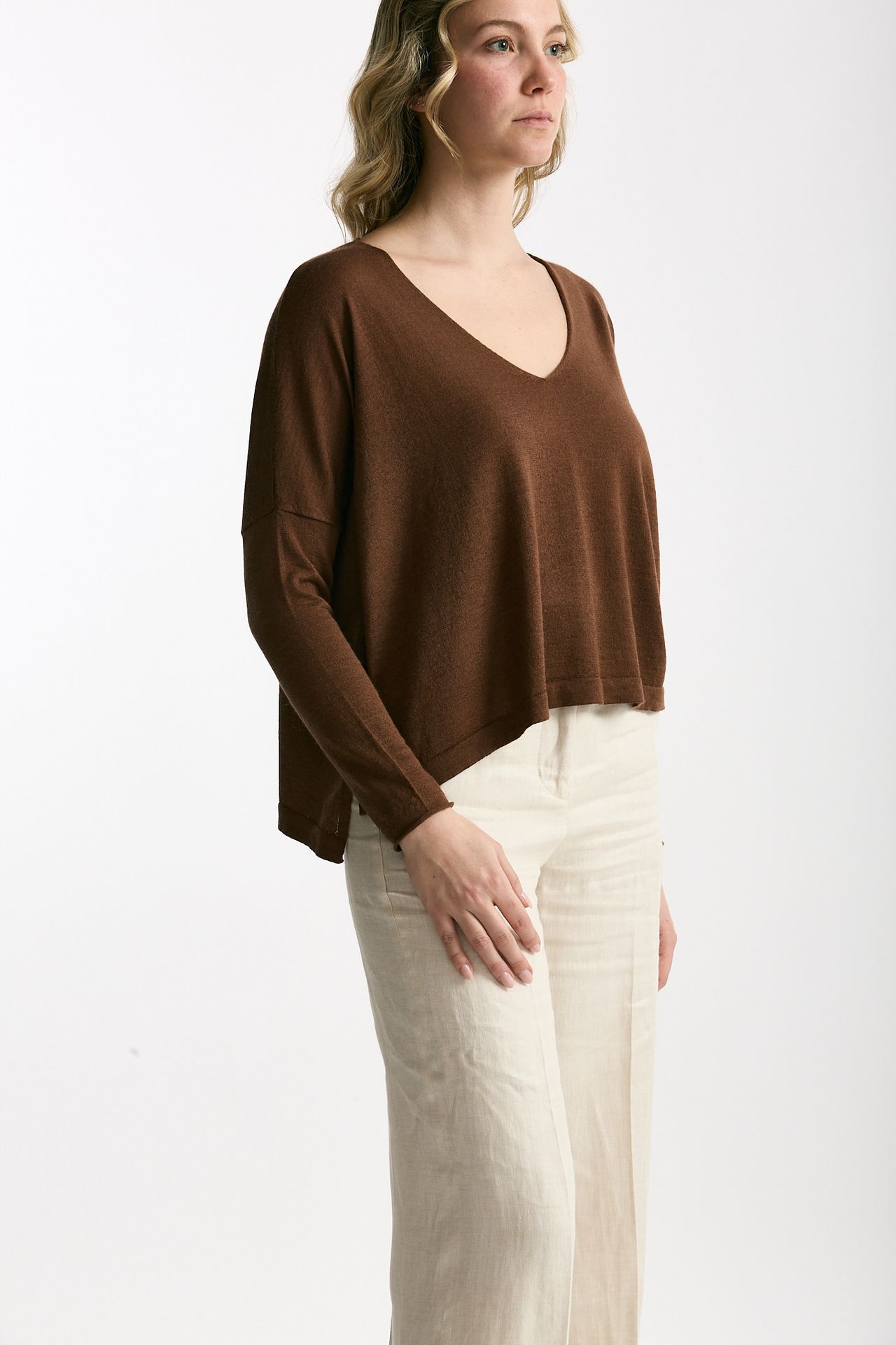 Maglia in seta e cashmere bruciato women Be you - 2
