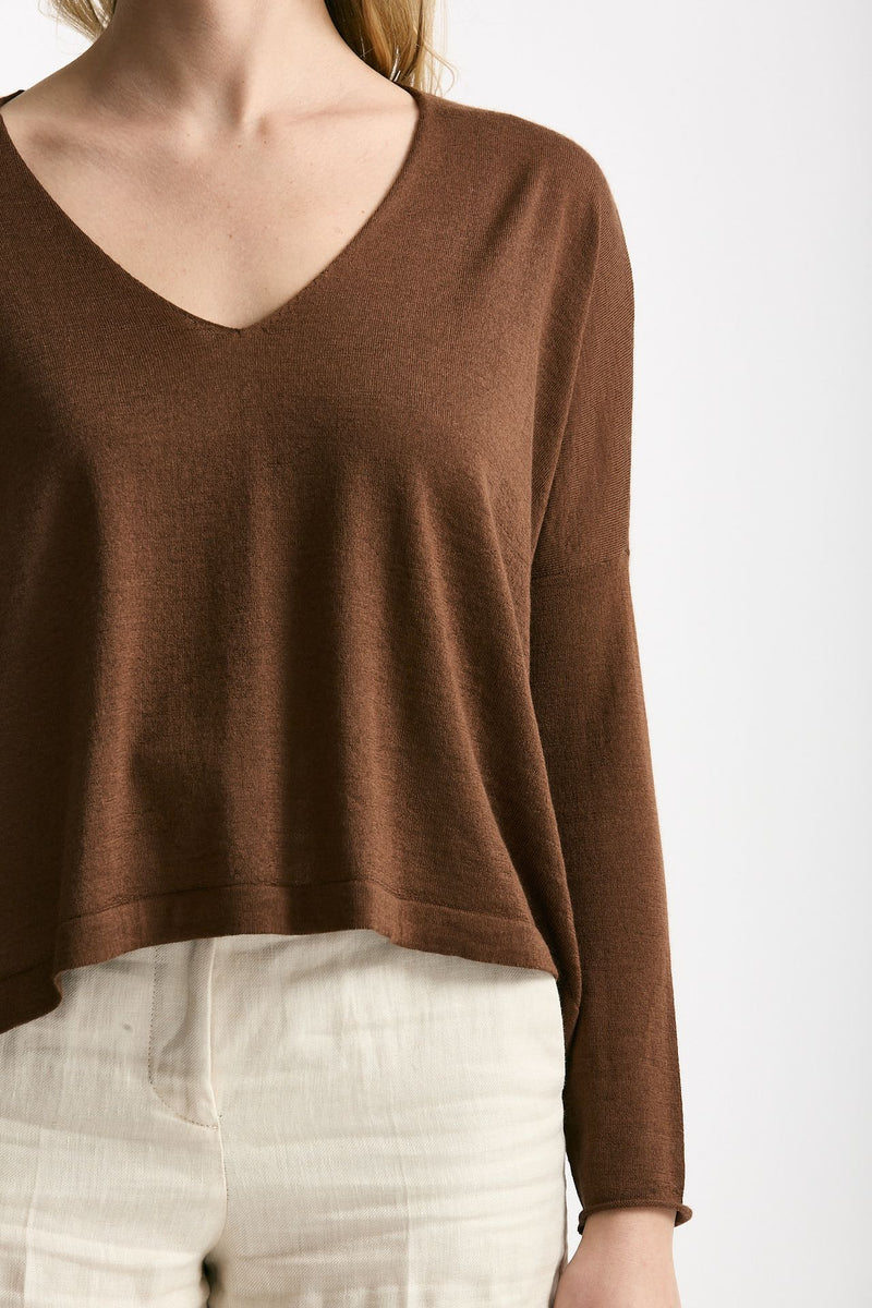 Maglia in seta e cashmere bruciato women Be you - 5