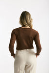 Maglia slim marrone bruciato women Be you - 2