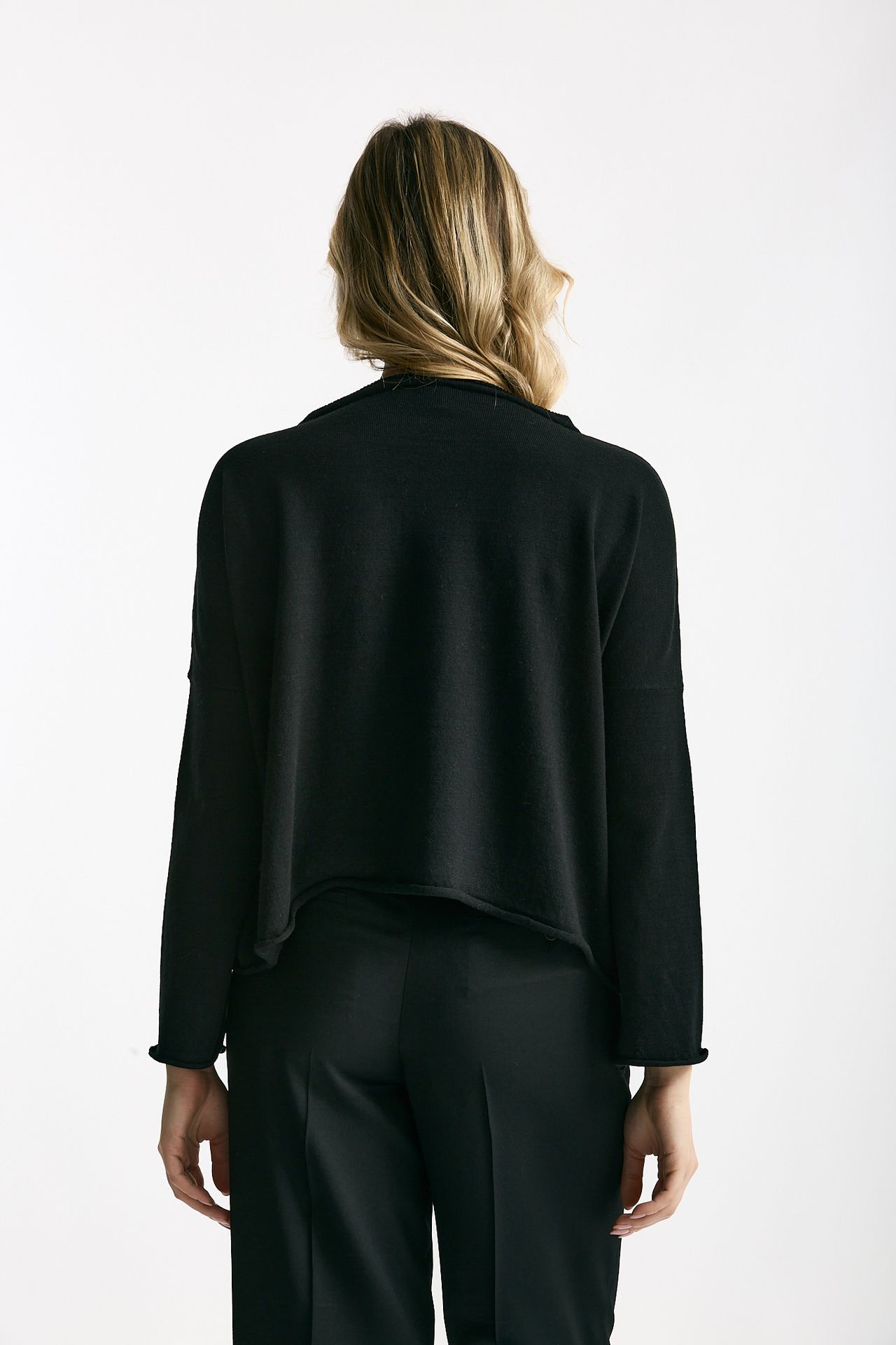 Maglia collo a barchetta nero women Be you - 3