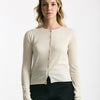 Cardigan slim in viscosa ghiaccio con filo lurex women Be you - 6