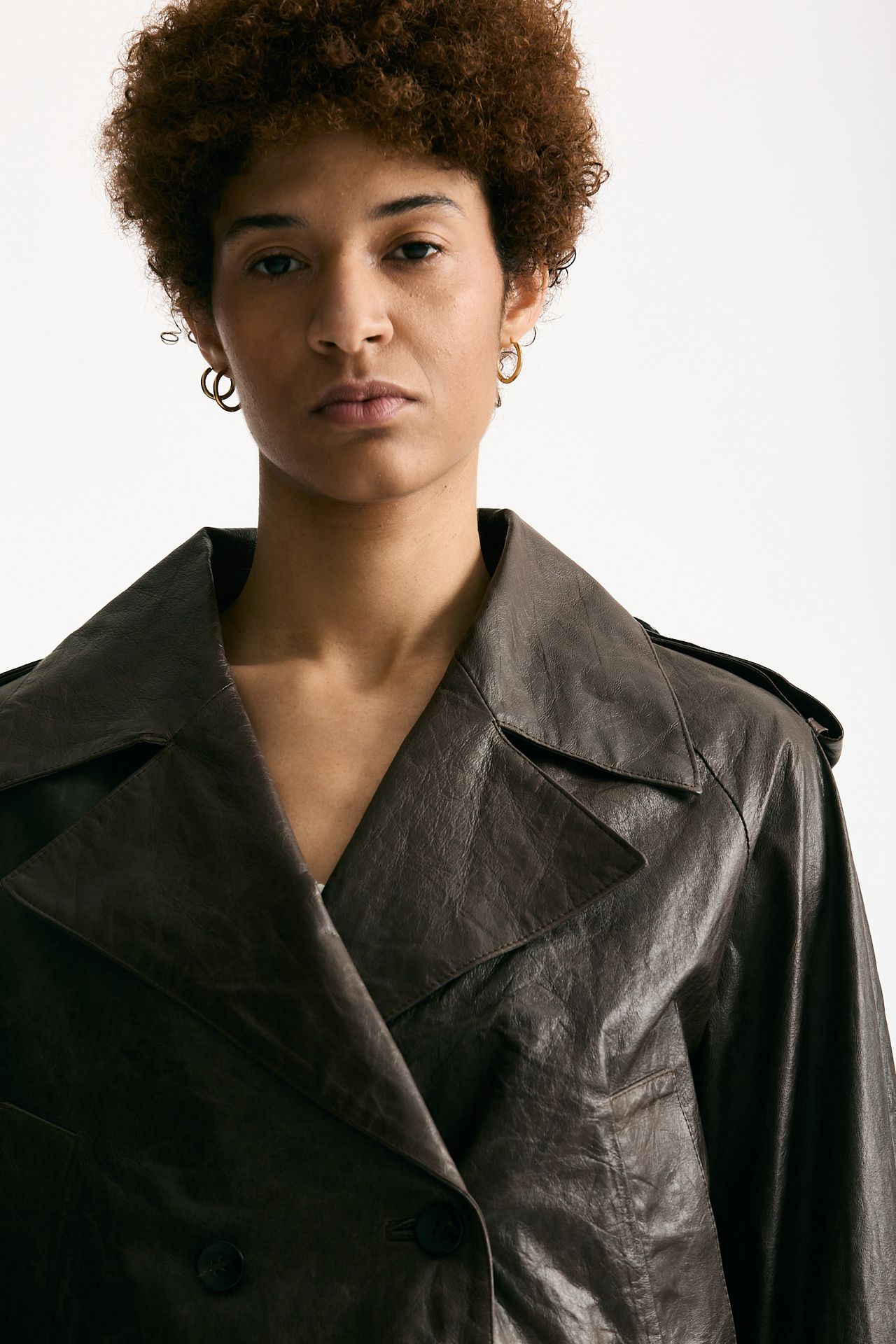 Giubbino crop brown women Giorgio brato - 7