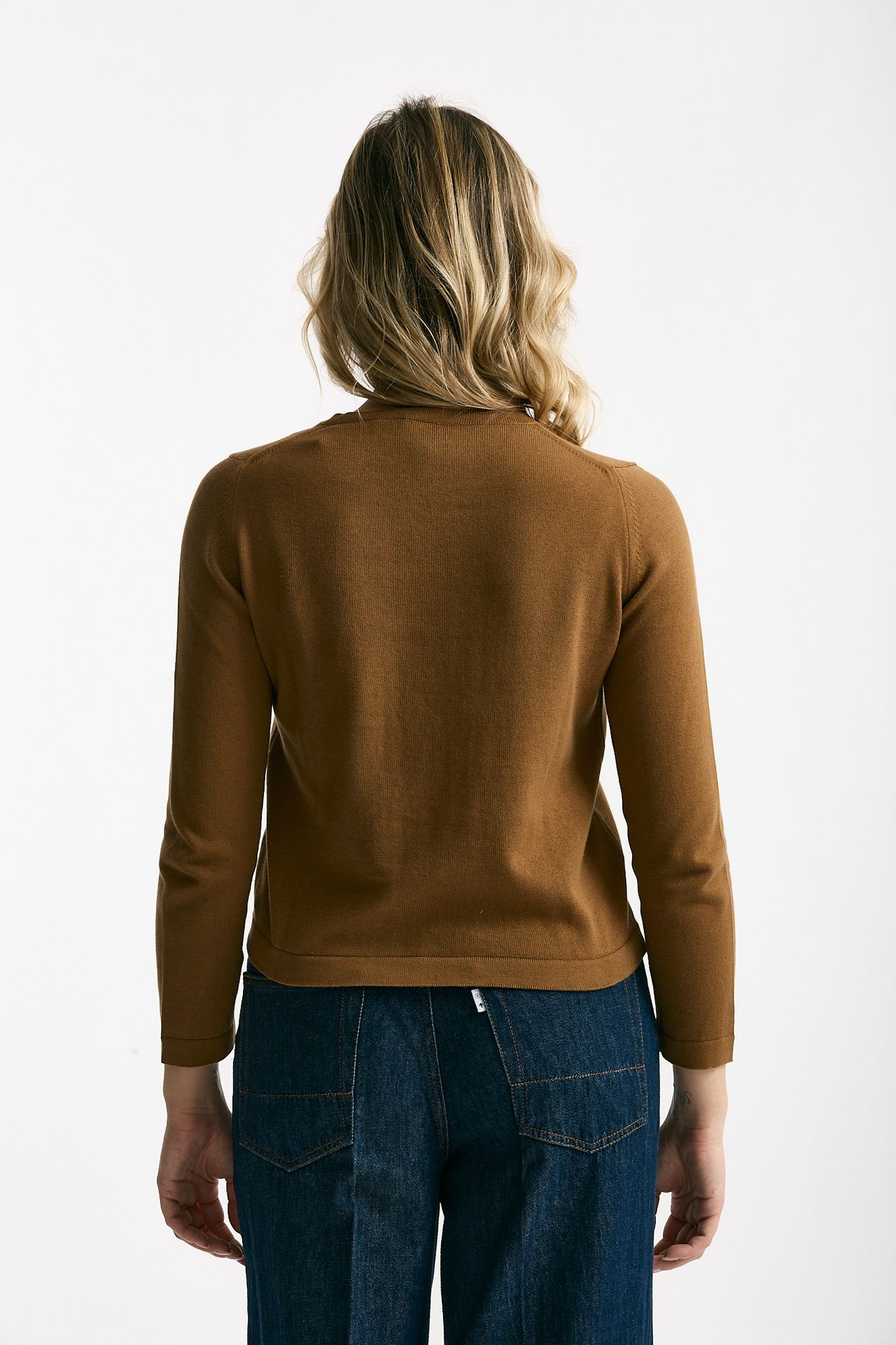 Maglia basic cammello women Marché des palmiers - 3