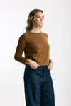Maglia basic cammello women Marché des palmiers - 4
