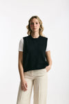 Gilet in maglia nero women Marché des palmiers - 2
