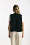 Gilet in maglia nero women Marché des palmiers - 3
