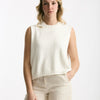 Gilet in maglia bianco women Marché des palmiers - 6