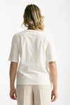 T-shirt in cotone bianco women Marché des palmiers - 3