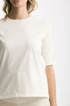 T-shirt in cotone bianco women Marché des palmiers - 5