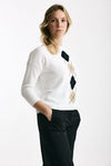 Maglia in cotone Fondo bianco women Clouds - 4
