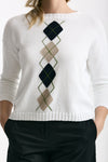 Maglia in cotone Fondo bianco women Clouds - 5