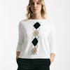 Maglia in cotone Fondo bianco women Clouds - 6