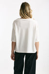 T-shirt over bianco women Clouds - 3