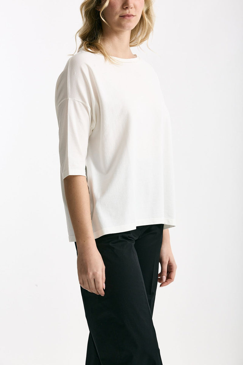 T-shirt over bianco women Clouds - 4