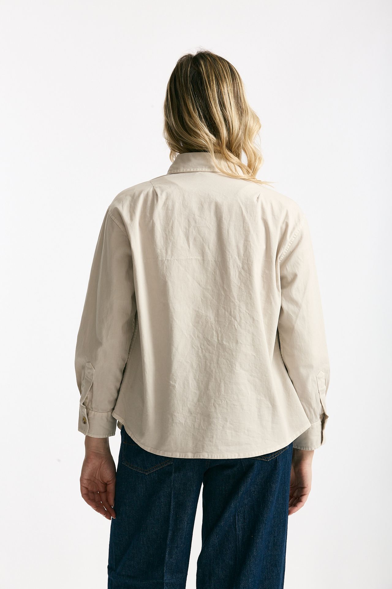 Giacca camicia sabbia women Clouds - 3
