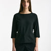 T-shirt slim nero women Clouds - 5