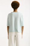 T-shirt over azzurro chiaro women Clouds - 2