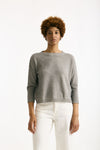 Maglia in cotone lavato grigio women Clouds - 1