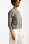 Maglia in cotone lavato grigio women Clouds - 2