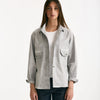 Giacca camicia grigio lavato women Clouds - 6
