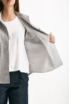 Giacca camicia grigio lavato women Clouds - 5