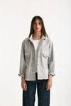 Giacca camicia grigio lavato women Clouds - 1
