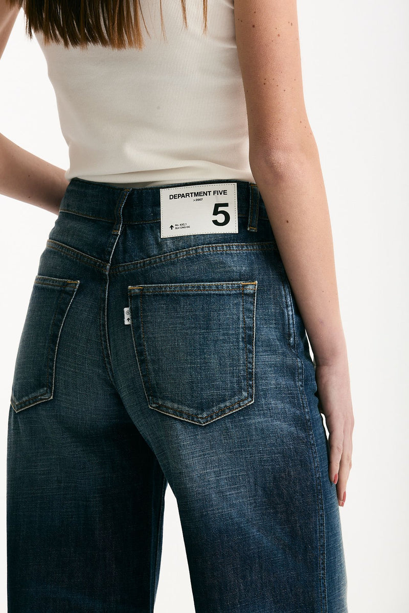 Jeans palazzo PRETENDER lavaggio scuro women Department five - 6