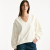 Felpa over bianco ottico women Department five - 7