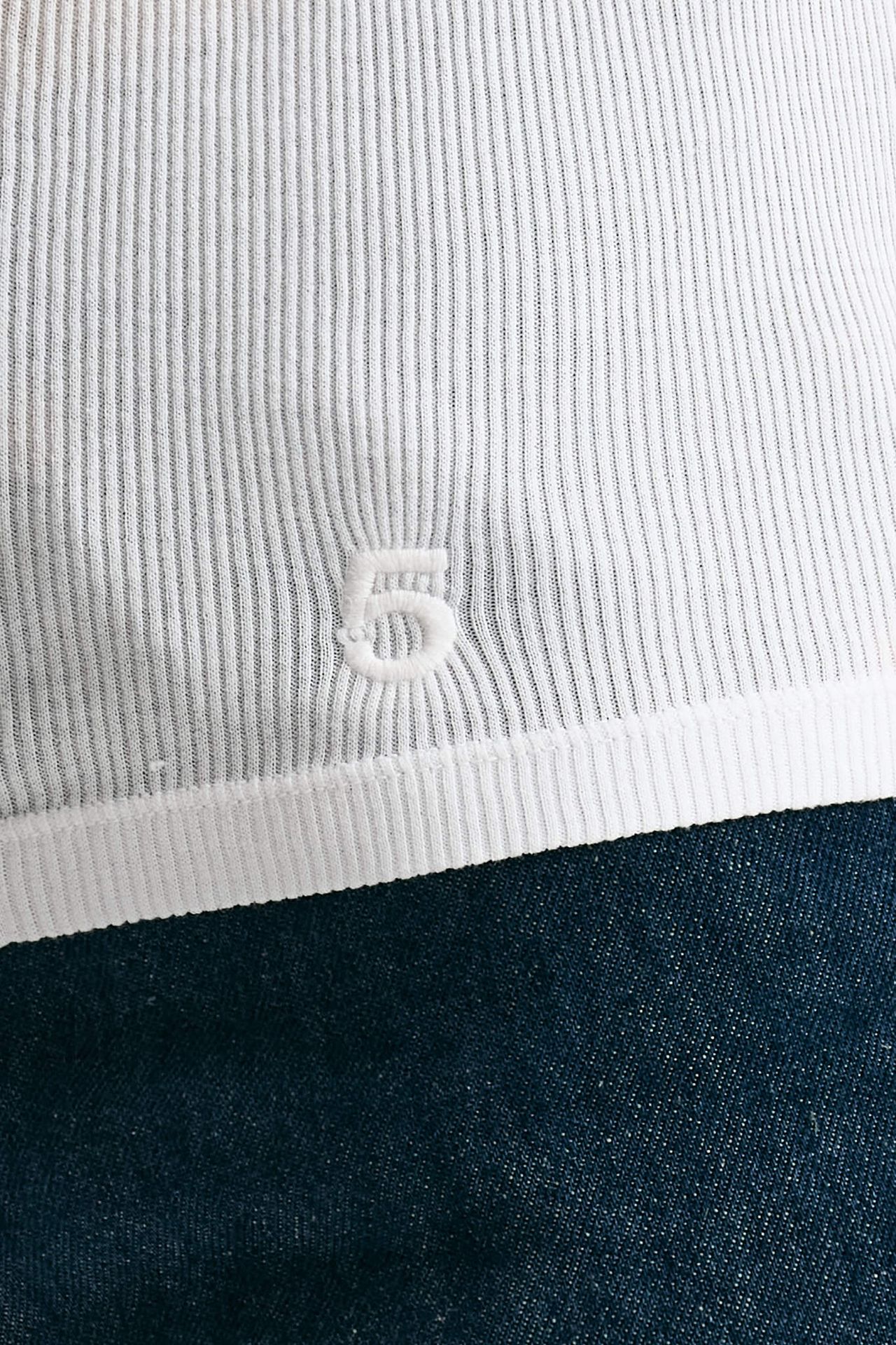 T-shirt a costine bianco women Department five - 4