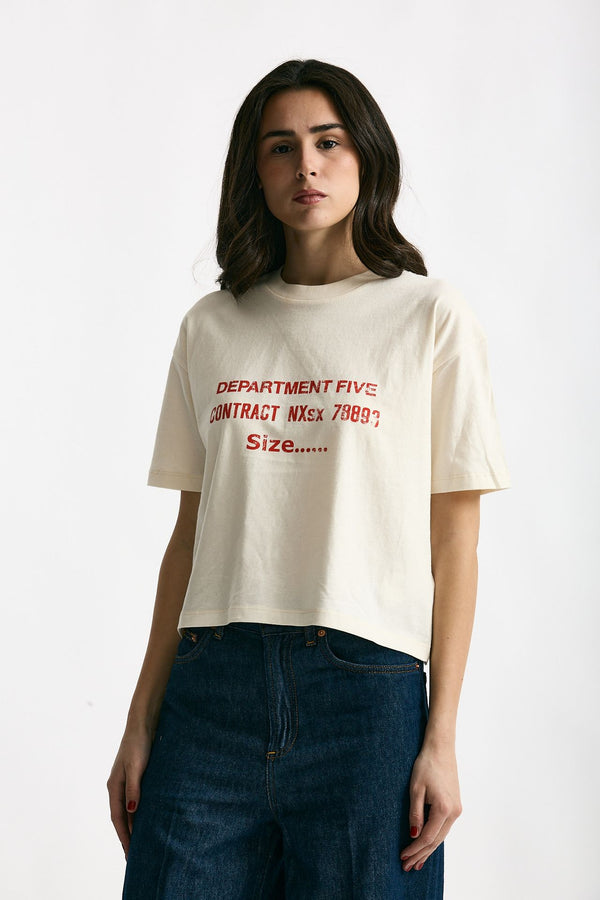 T-shirt boxy panna women Department five
