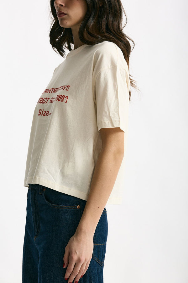 T-shirt boxy panna women Department five