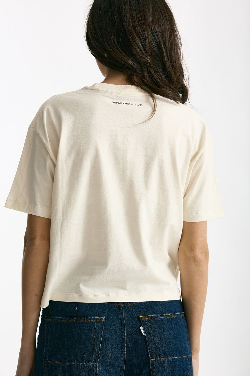 T-shirt boxy panna women Department five - 3