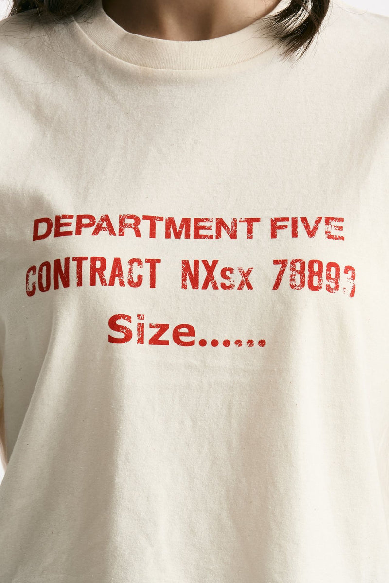 T-shirt boxy panna women Department five - 6