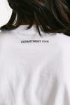 T-shirt boxy bianco women Department five - 5