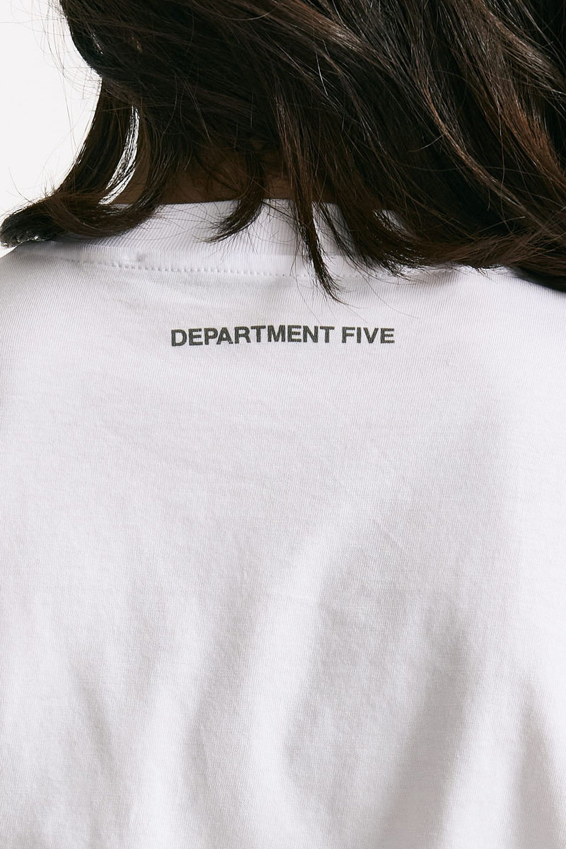 T-shirt boxy bianco women Department five - 5