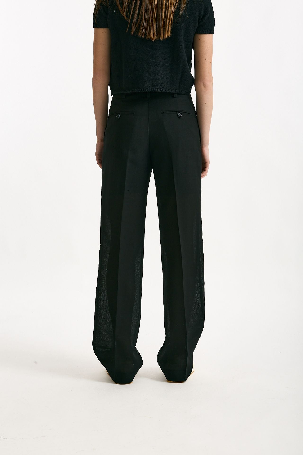 Pantalone dritto NOTES nero women Department five - 4