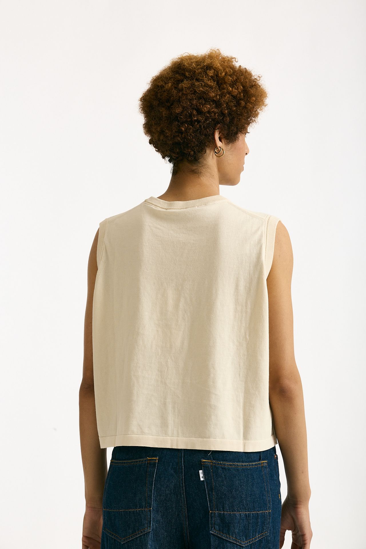 Gilet in maglia panna women Department five - 2