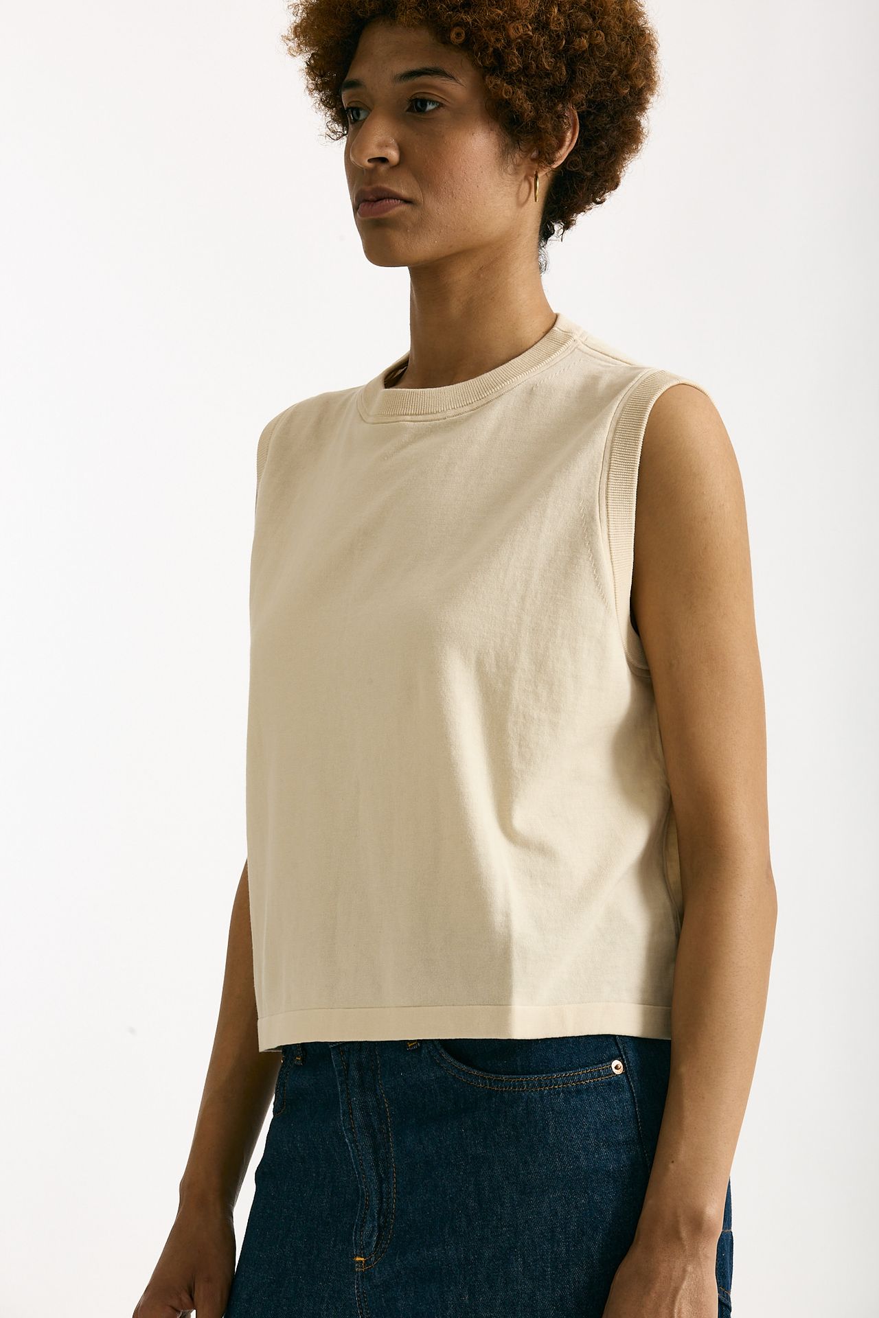 Gilet in maglia panna women Department five - 4
