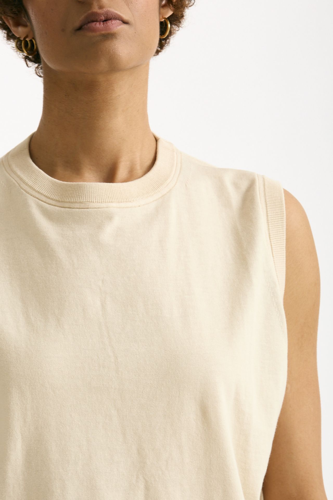 Gilet in maglia panna women Department five - 5