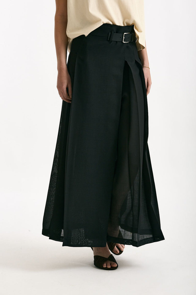 Gonna GILLES lunga a portafoglio nero women Department five - 4