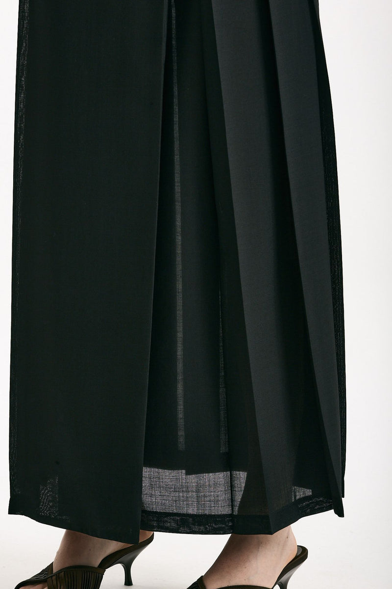 Gonna GILLES lunga a portafoglio nero women Department five - 6