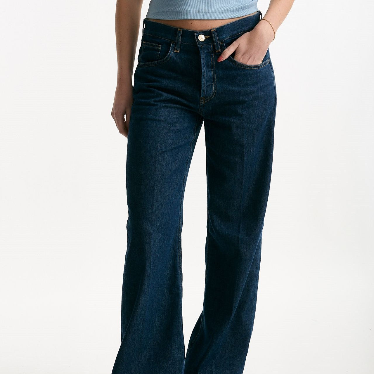 Jeans wide leg JACKLINE Lavaggio scuso women Dondup - 6