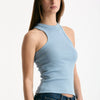 Top a costine azzurro polvere women Dondup - 6