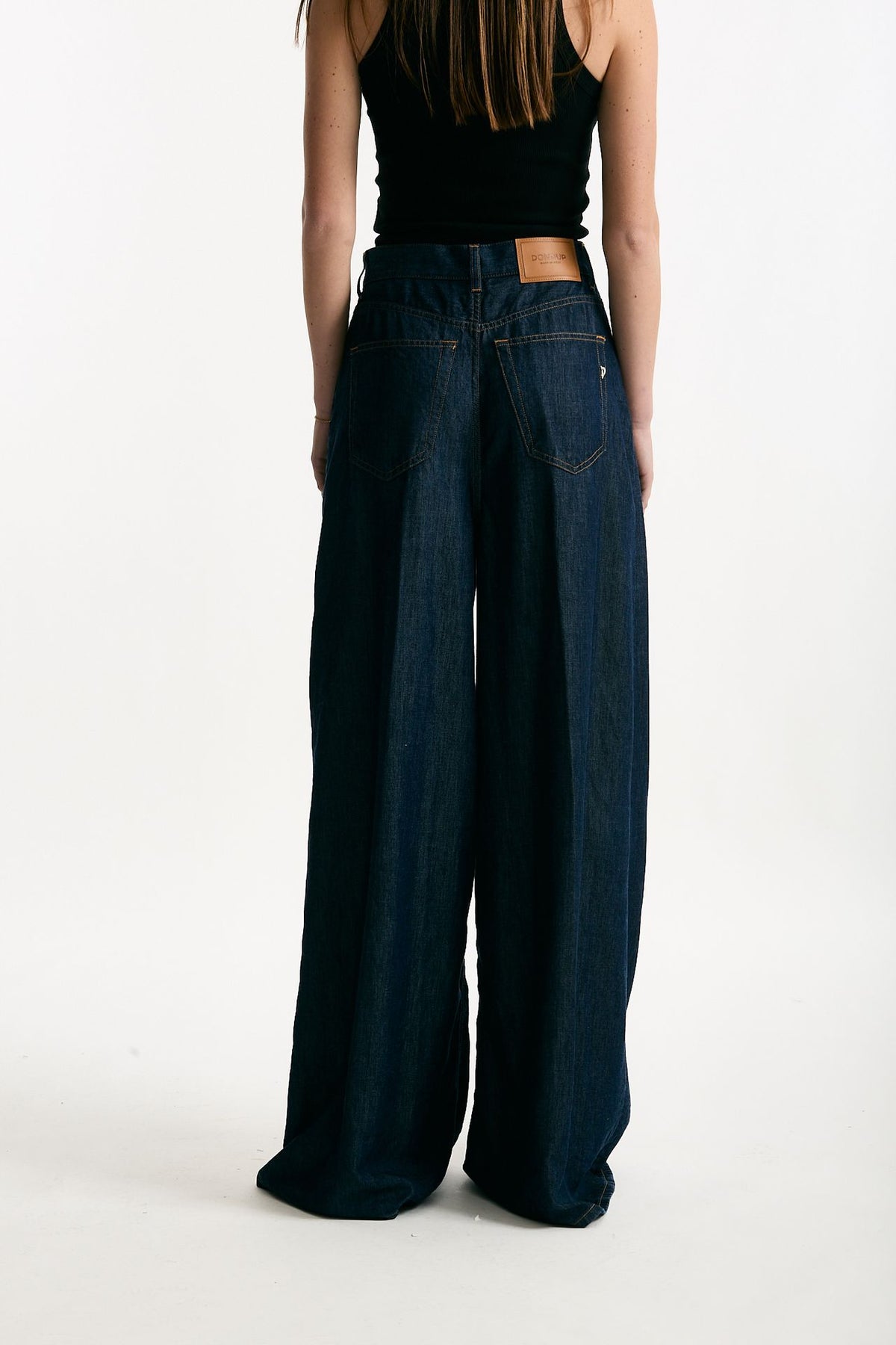 Pantalone ampio MAGGIE Denim scuro women Dondup - 3