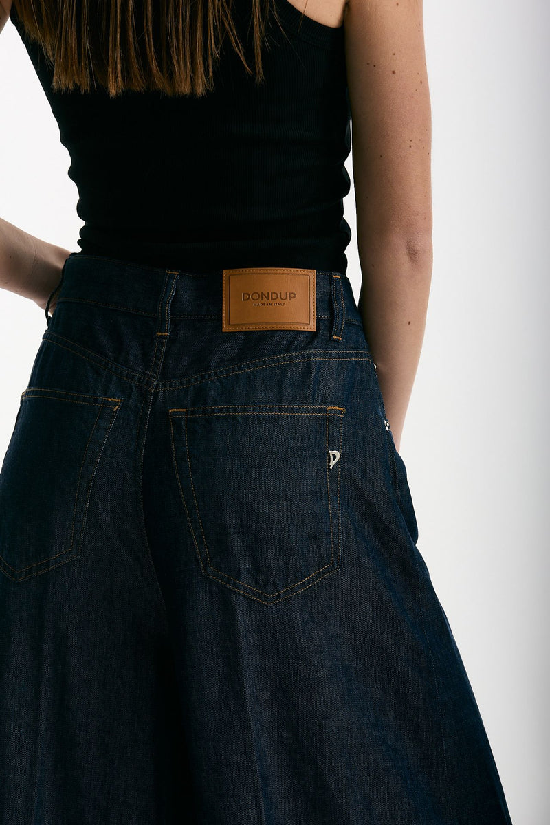Pantalone ampio MAGGIE Denim scuro women Dondup - 6