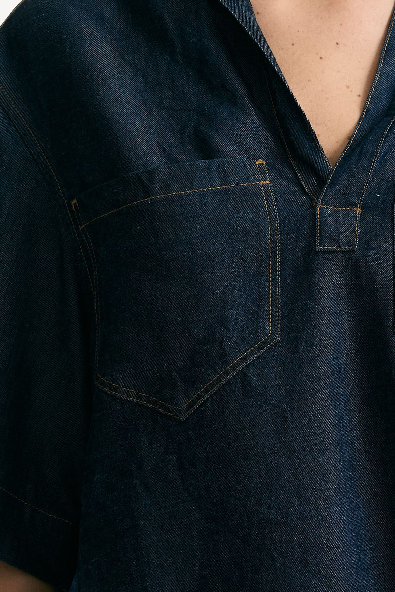 Camicia over denim scuro women Dondup - 4