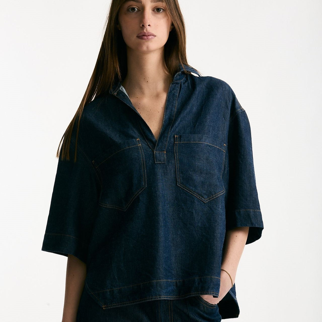 Camicia over denim scuro women Dondup - 6
