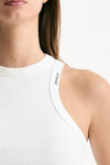 Top a costine bianco women Dondup - 5